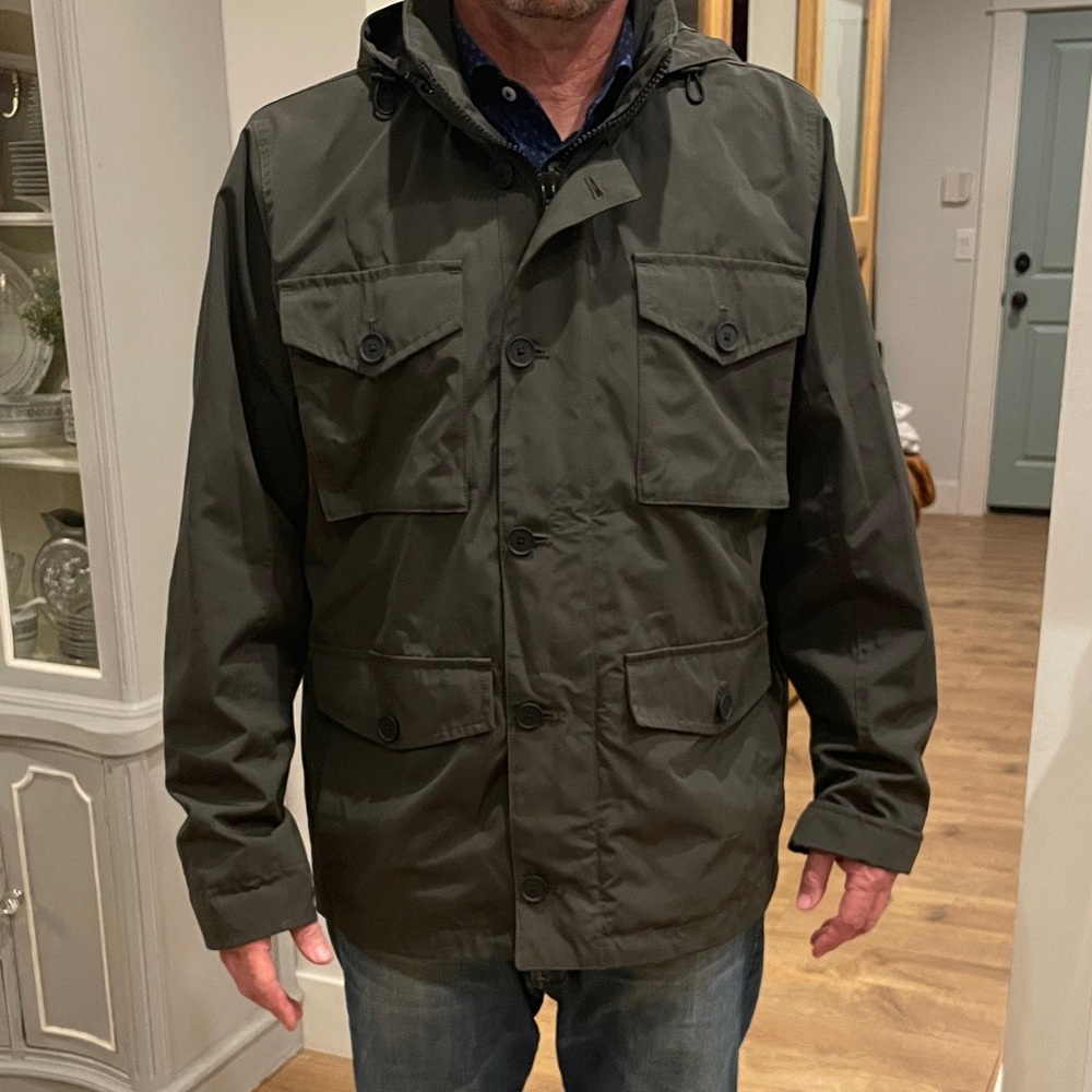 Abercrombie & Fitch Dark Green Military Jacket